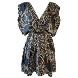 Mara Hoffman Rainbow Print Mini Dress Size 2
